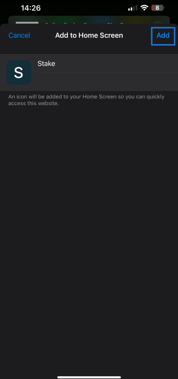 iOS shortcut confirmation example
