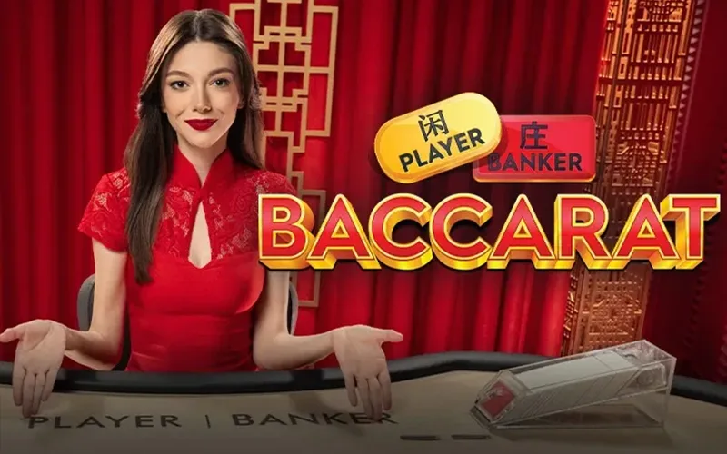 Live baccarat game tile