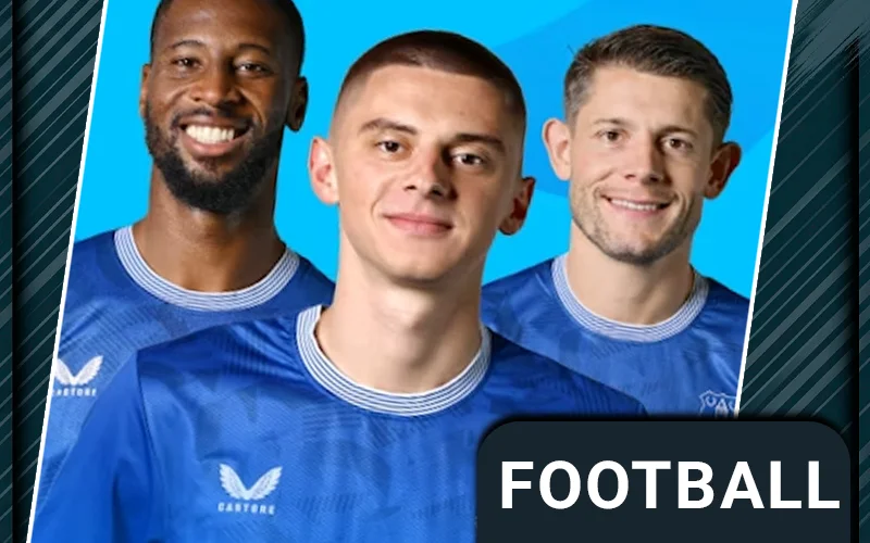 Football section illustration