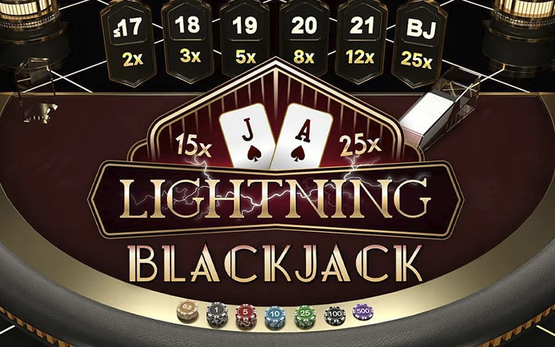 Lightning Blackjack game tile