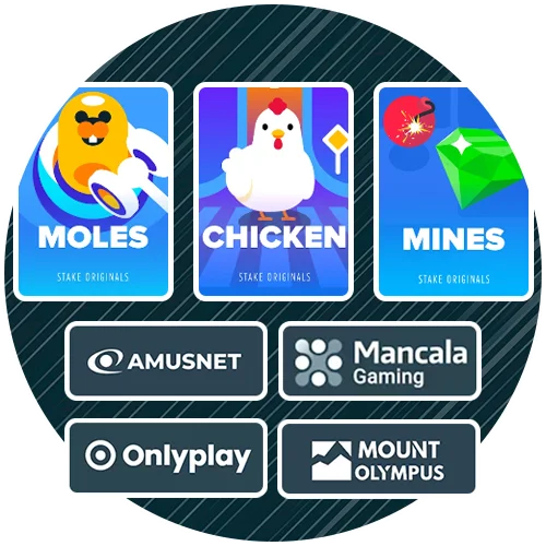 Casino game category illustration