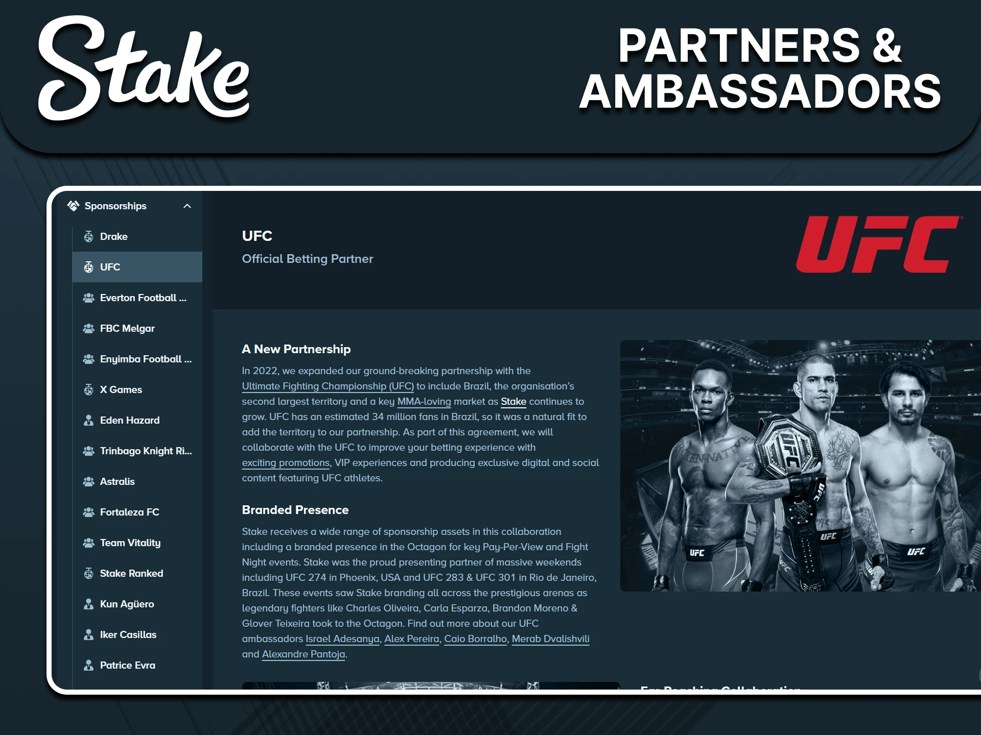 Stake sponsorship overview illustration