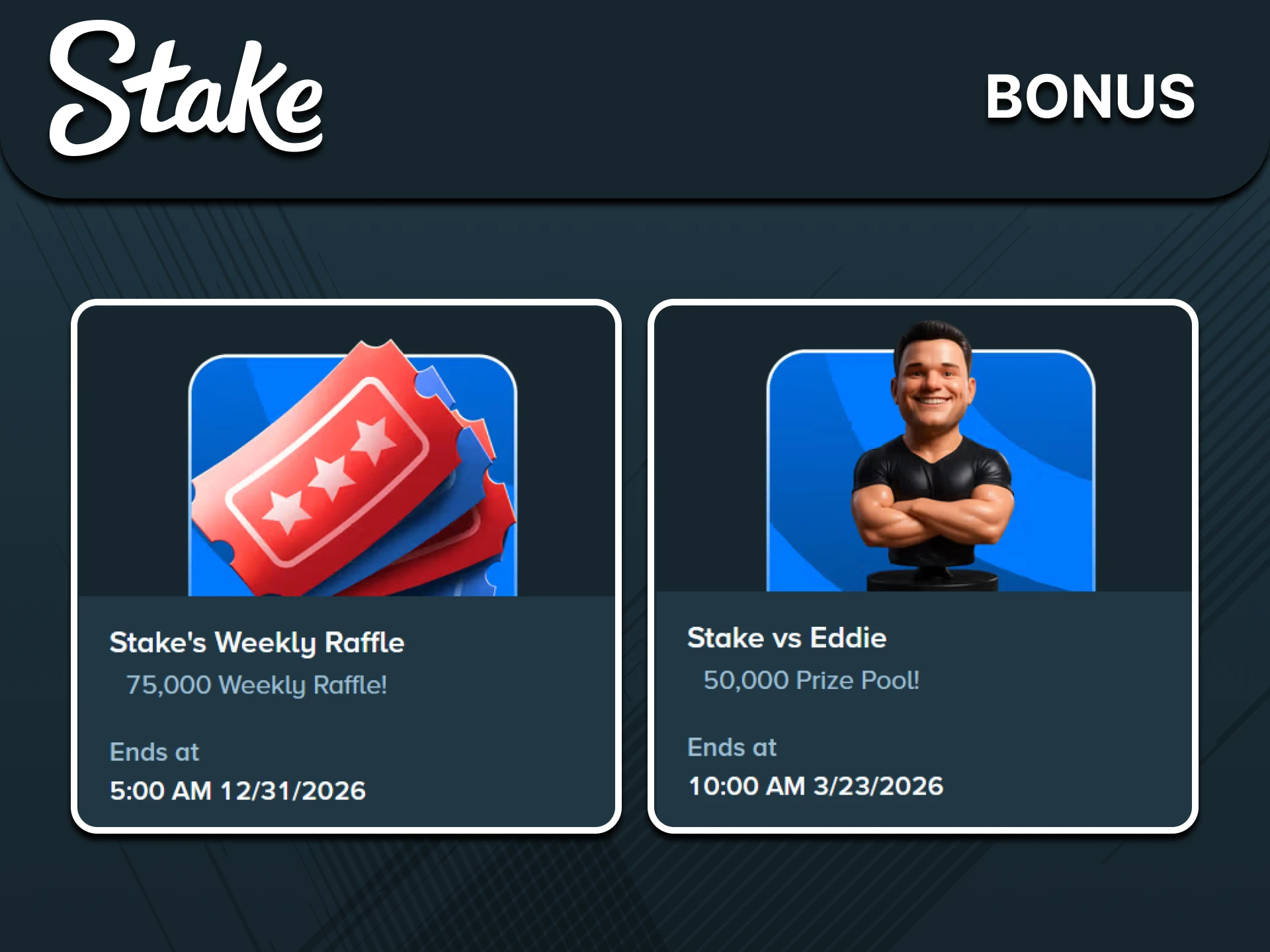 Roulette promotion information panel