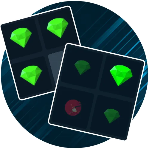 Mines mine-count selector illustration
