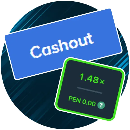 Mines cash-out control illustration