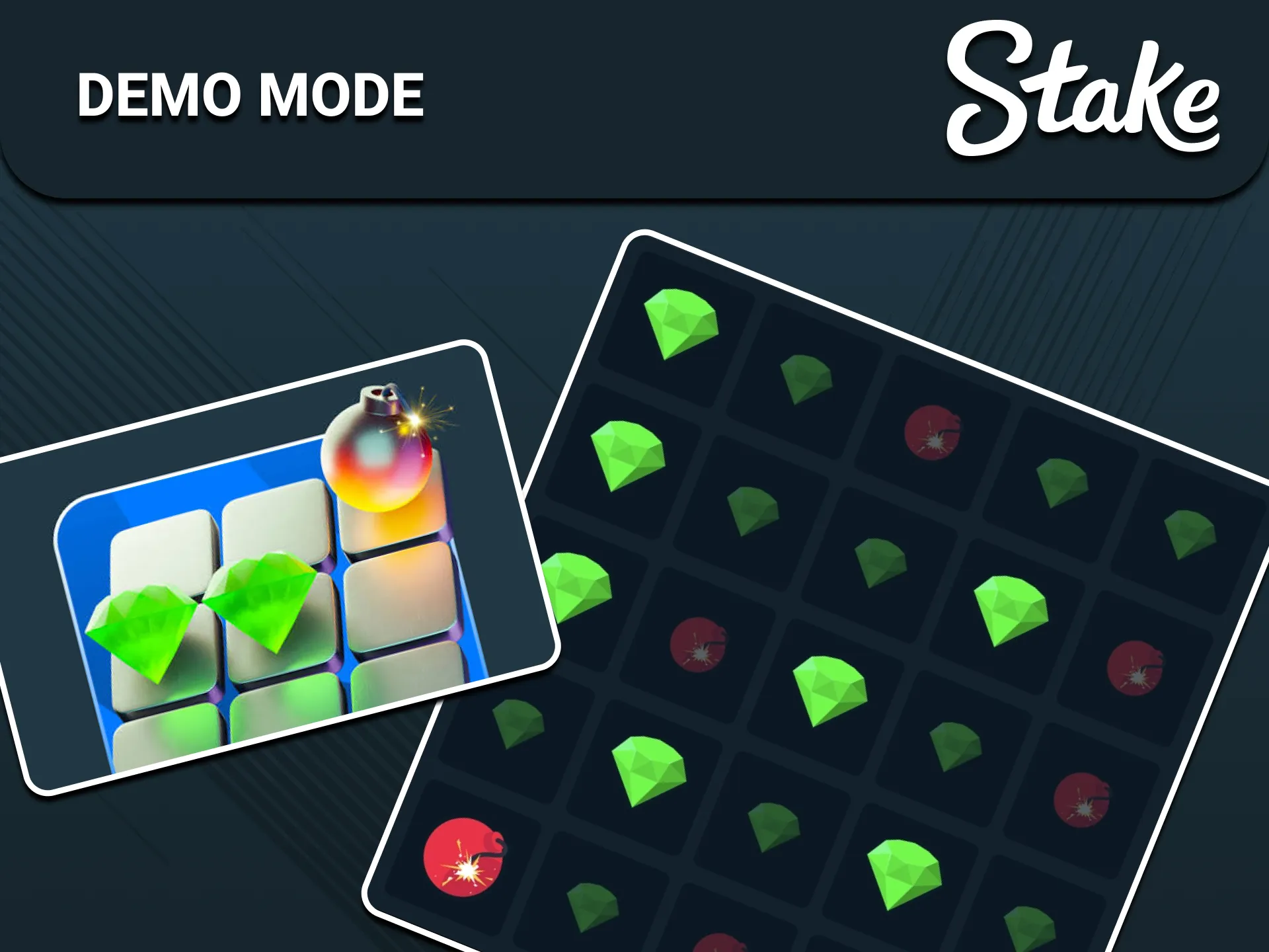 Mines practice-mode illustration